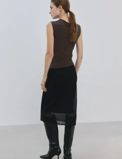Ruched fitted top - Ærmeløse toppe
