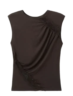 Ruched fitted top - Ærmeløse toppe