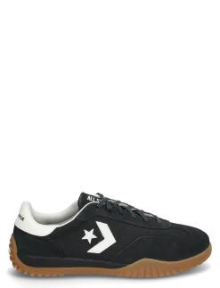 RUN STAR TRAINER OX BLACK/EGRET/HONEY - Lave sneakers