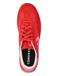 RUN STAR TRAINER OX RED/PINK/EGRET - Lave sneakers