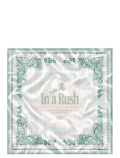 Rush Checkered Scarf Matcha - Tynde tørklæder