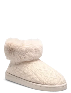 SAAR CABLE KNIT BOOT - Hjemmesko