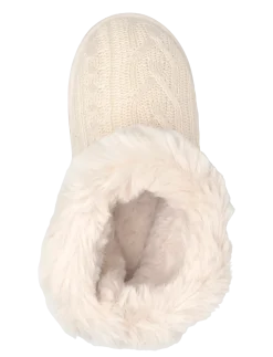 SAAR CABLE KNIT BOOT - Hjemmesko