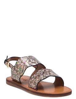 Sandals with glitter strap - Sandaler
