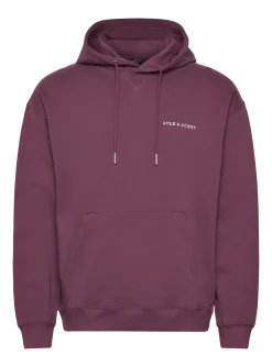 Script Brushback Pullover Hoodie - Hættetrøjer