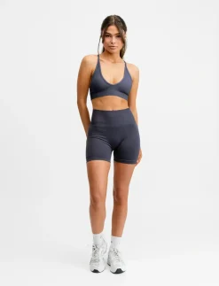 SEAMLESS SCRUNCH BIKE SHORTS - Træningstights