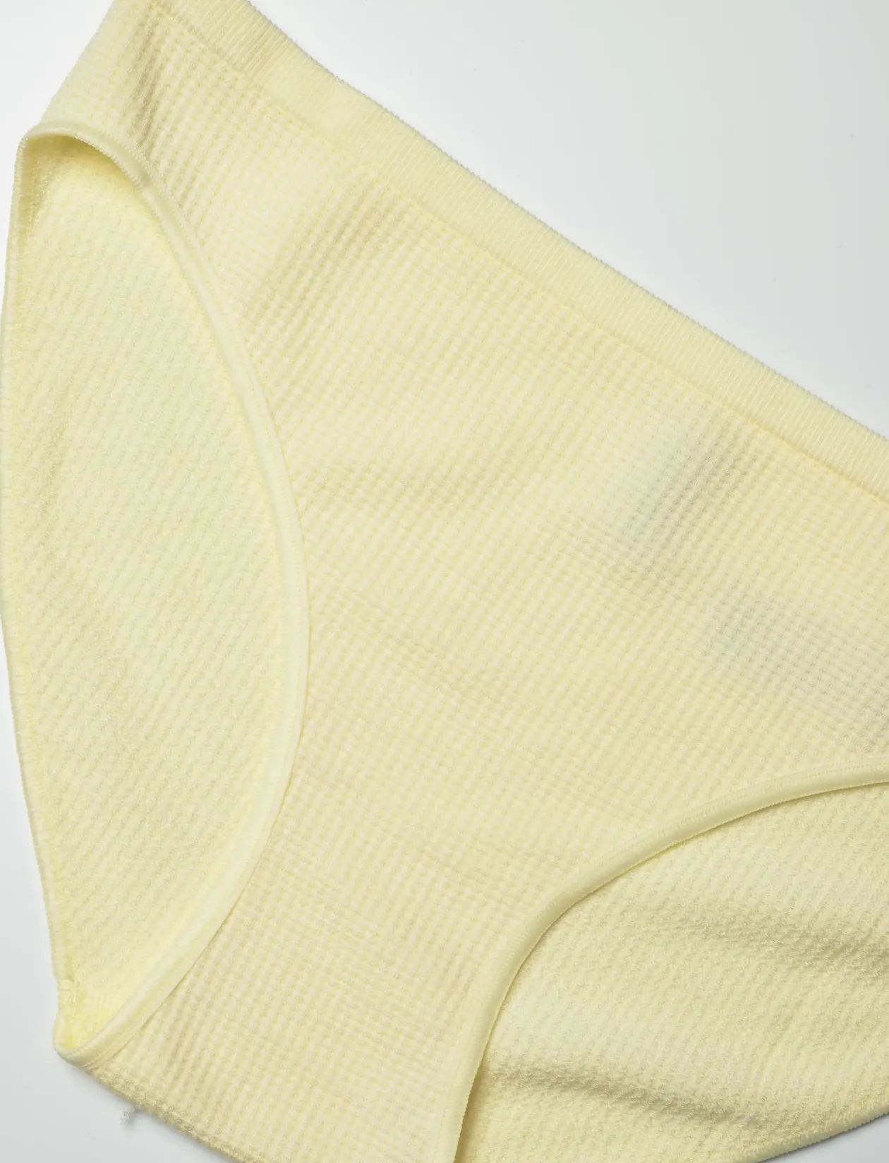 Seamless Waffle High-Leg Briefs - Briefs