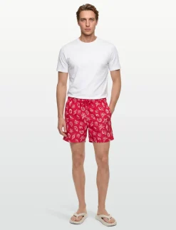 SEASHELLS PRINT SWIM SHORTS - Badebukser