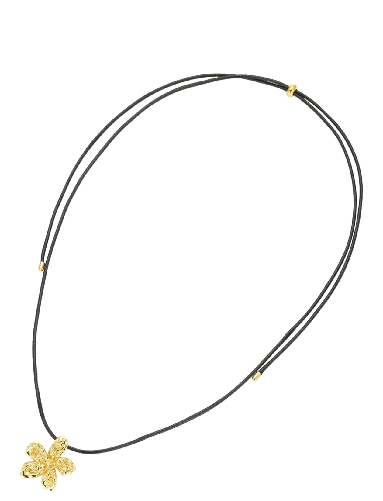 Senna Cord Necklace Silver - Statement-halskæder