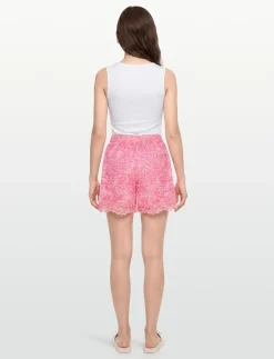 Sequined Lace Shorts - Casual shorts