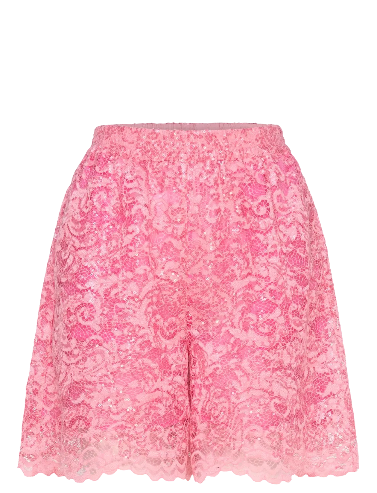 Sequined Lace Shorts - Casual shorts