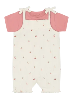 Set w. Body and Romper Pointel - Sæt med body