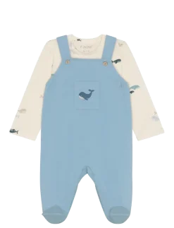 Set w. Body and Romper - Sæt med body