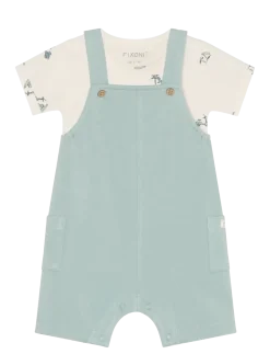 Set w. Body and Romper Sweat - Sæt med kortærmet T-shirt