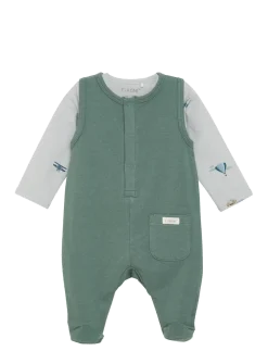 Set w. Body and Romper Sweat - Sæt med body