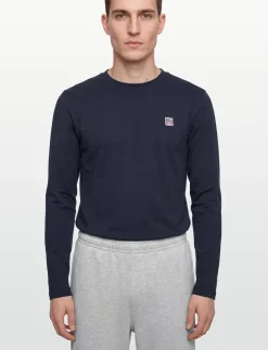 SHANE REG COT VIN M TEE LS - Langærmede t-shirts