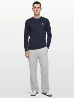 SHANE REG COT VIN M TEE LS - Langærmede t-shirts