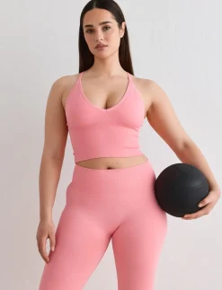 Shape Seamless Cross Back Bralette - Sports-bh'er