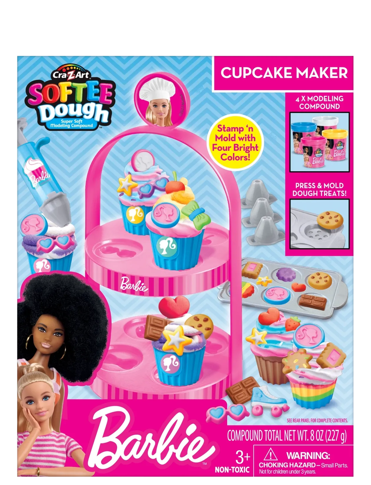 SHIMMER N SPARKLE BARBIE BAKERY CUPCKAES - Modellervoks