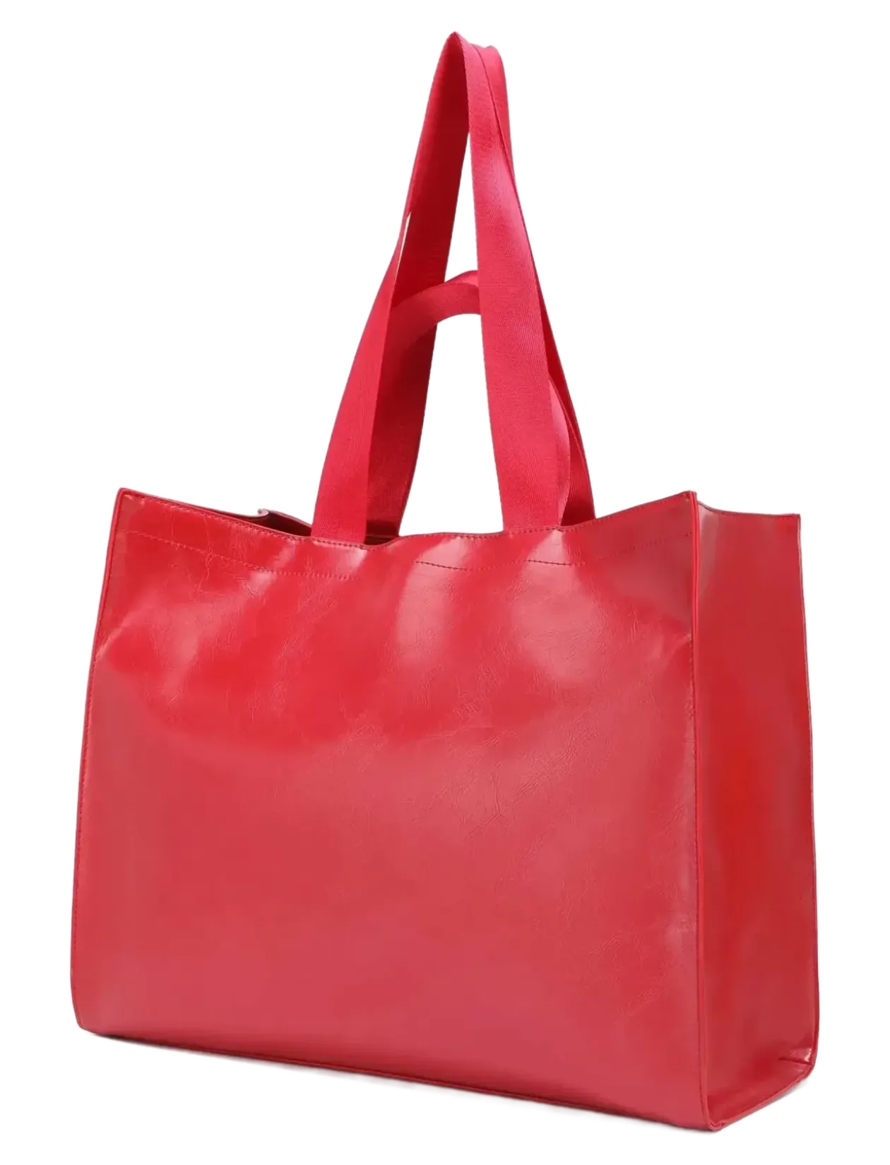 Shopper Wrinkle Bright Red - Shoppere