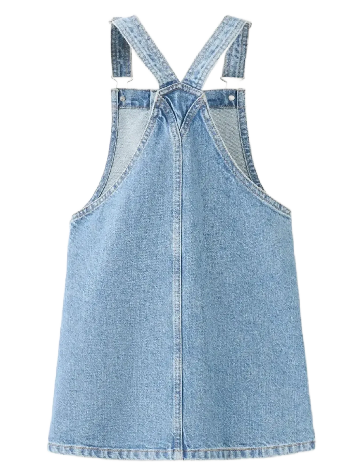 Short denim pinafore - Overallkjoler