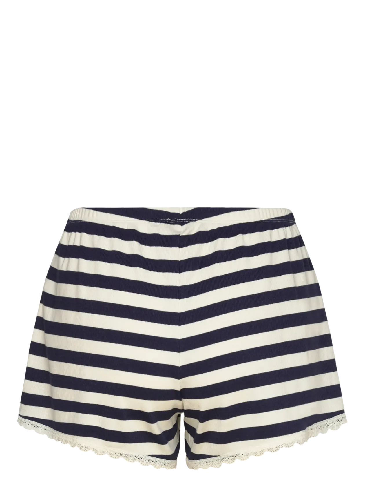 SHORT JERSEY RIB LACE STRIPE - Shorts