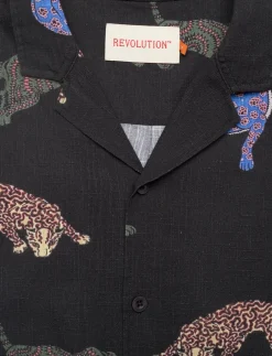 Short-sleeved Cuban Shirt - Kortærmede