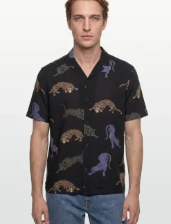 Short-sleeved Cuban Shirt - Kortærmede