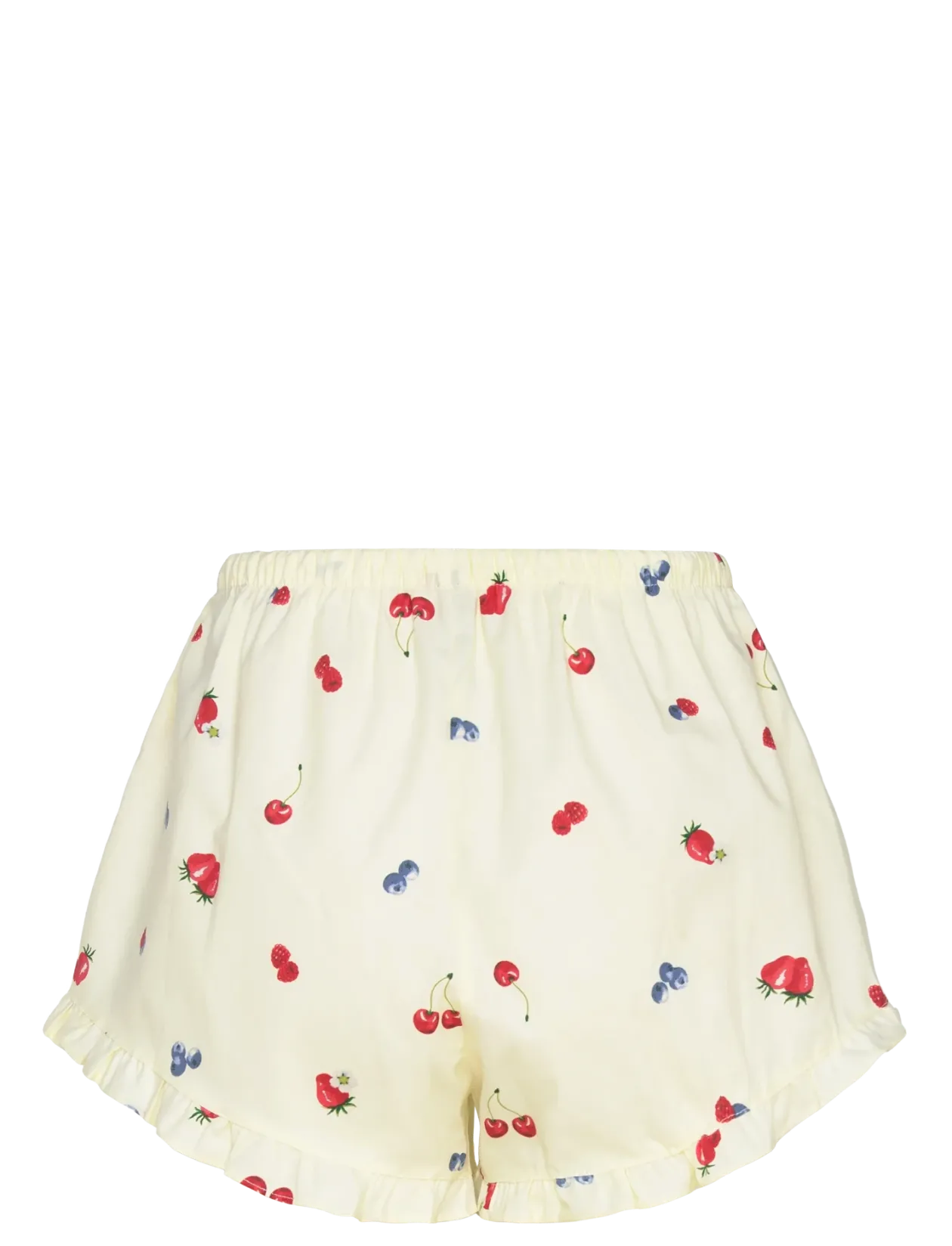SHORT WOVEN RUFFLE FRUIT - Casual shorts