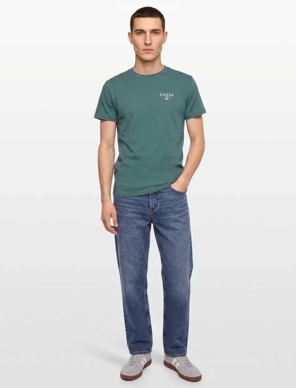 SILAS REG COT SJ VIN M TEE - T-Shirts