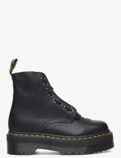 Sinclair Black Milled Nappa - Snørestøvler