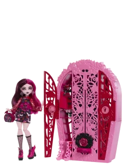 Skulltimate Secrets Garden Mysteries Playset, Draculaura Doll with 19+ Surprises - Dukker