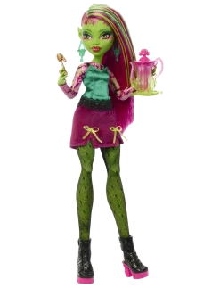 Skulltimate Secrets Garden Mysteries Playset, Venus McFlytrap Doll with 19+ Surprises - Dukker