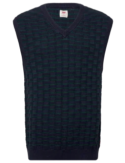 SKYLINE SWEATER VEST BASKETWEA - Strikveste