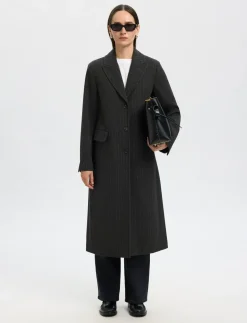 SLFALLY WOOL BLEND COAT #S - Uldfrakker