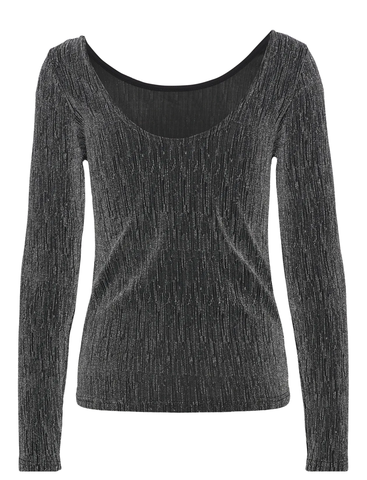 SLFANITA LS LOW BACK TOP - Langærmede toppe