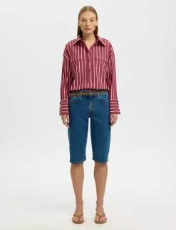SLFBEA OVERSIZE LS SHIRT B - Langærmede