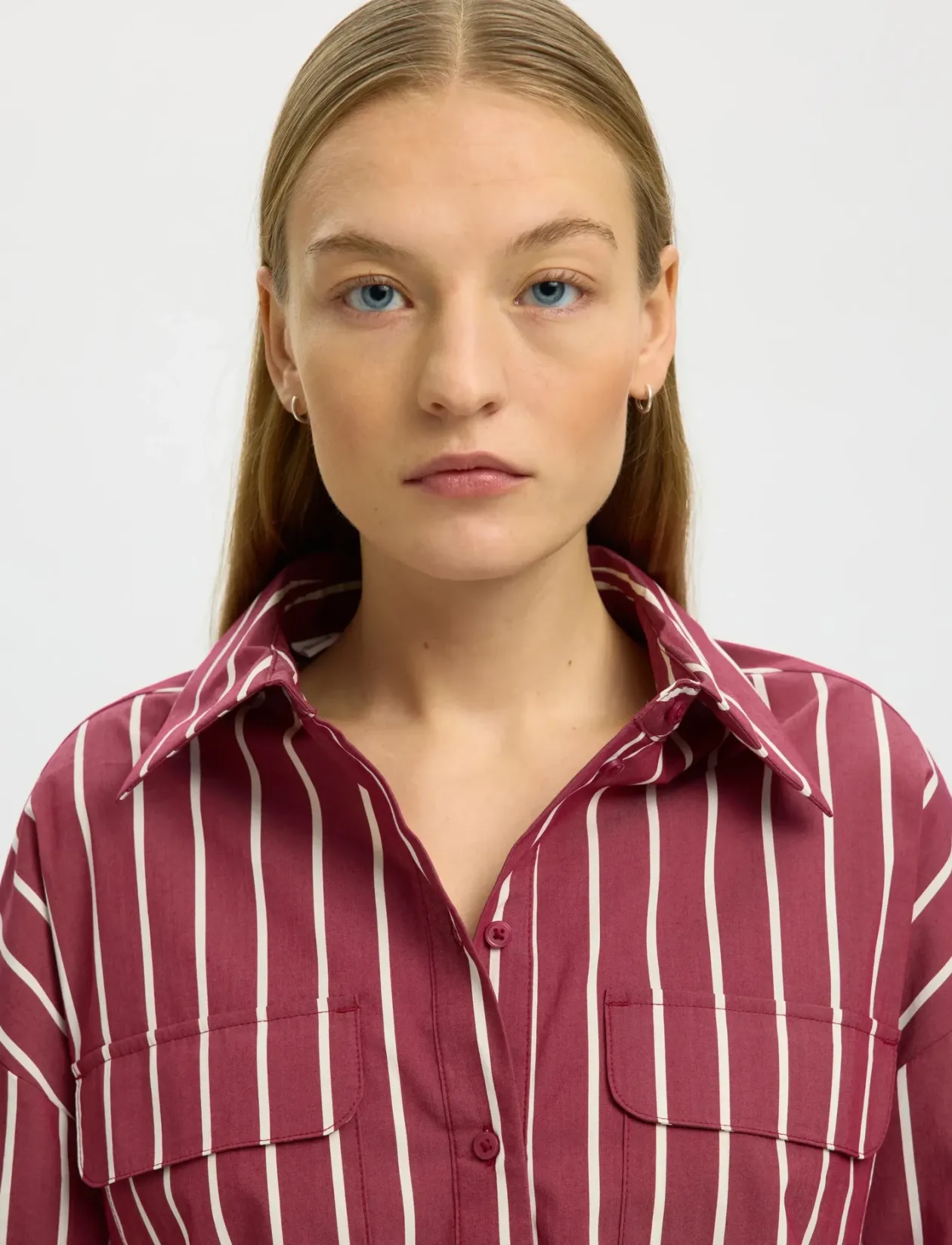SLFBEA OVERSIZE LS SHIRT B - Langærmede