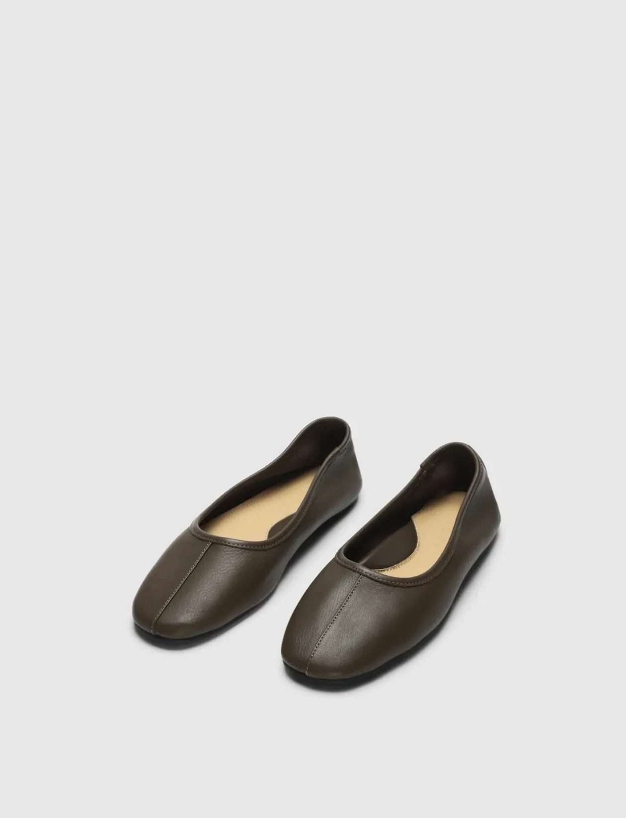 SLFELIA LEATHER BALLERINA - Ballerinaer