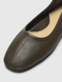 SLFELIA LEATHER BALLERINA - Ballerinaer