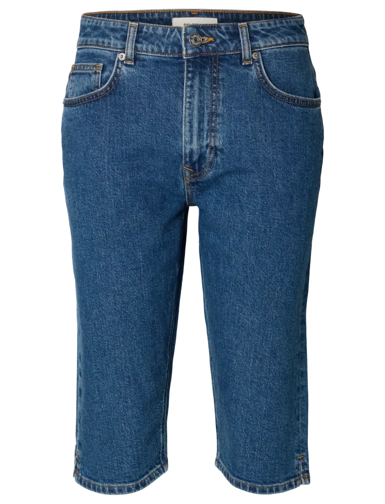 SLFEVA MW DENIM CAPRI - Capri bukser