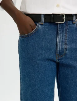 SLFEVA MW DENIM CAPRI - Capri bukser
