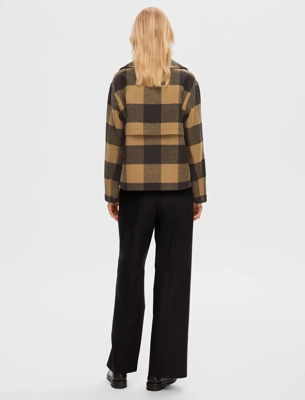 SLFEVANA SHORT WOOL JACKET - Uldjakker