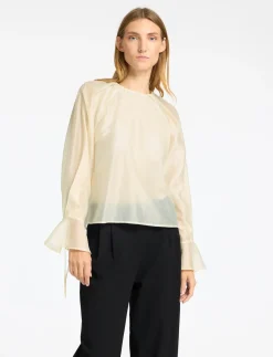 SLFIRIS LS O-NECK TOP - Langærmede bluser