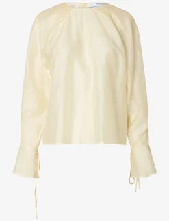 SLFIRIS LS O-NECK TOP - Langærmede bluser