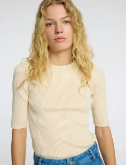 SLFMALI 2/4 KNIT O-NECK - Strik