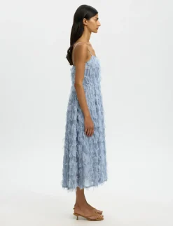 SLFMYLINE REGULAR MIDI STRAP DRESS B - Midi kjoler
