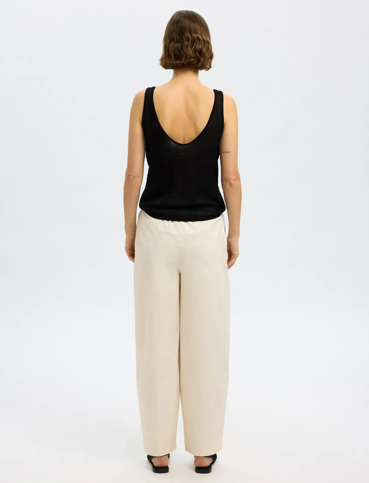 SLFROSE SL STRUCTURE KNIT TOP - Ærmeløse toppe
