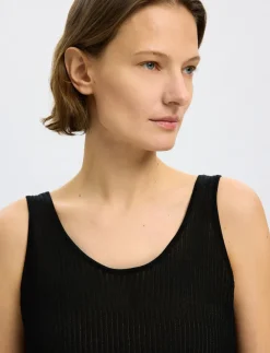 SLFROSE SL STRUCTURE KNIT TOP - Ærmeløse toppe