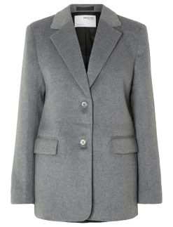 SLFSASJA WOOL BLAZER B - Enkeltradede blazere
